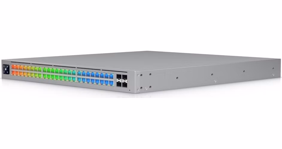 Ubiquiti UniFi Switch Enterprise Campus 48S PoE - 32x 10GbE, 16x 2.5GbE, 4x SFP28, Stacking, 48x PoE+++ (PoE 2150W)