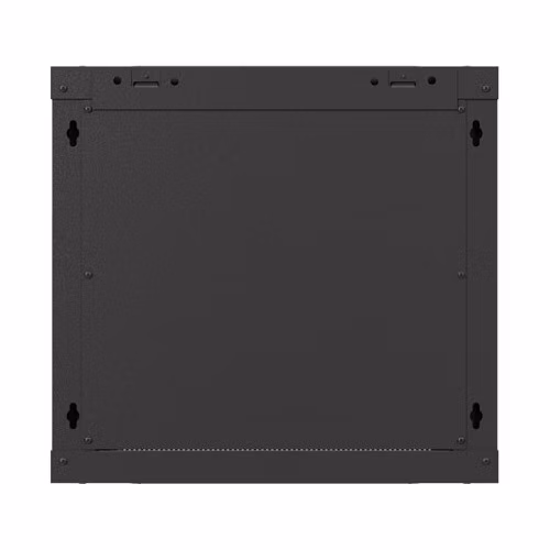 LANBERG 19" RACKOVÁ SKRIŇA PRE MONTÁŽ NA STENU 9U/540X350 (FLAT PACK) S PRESKLENÝMI DVERMI ČIERNA