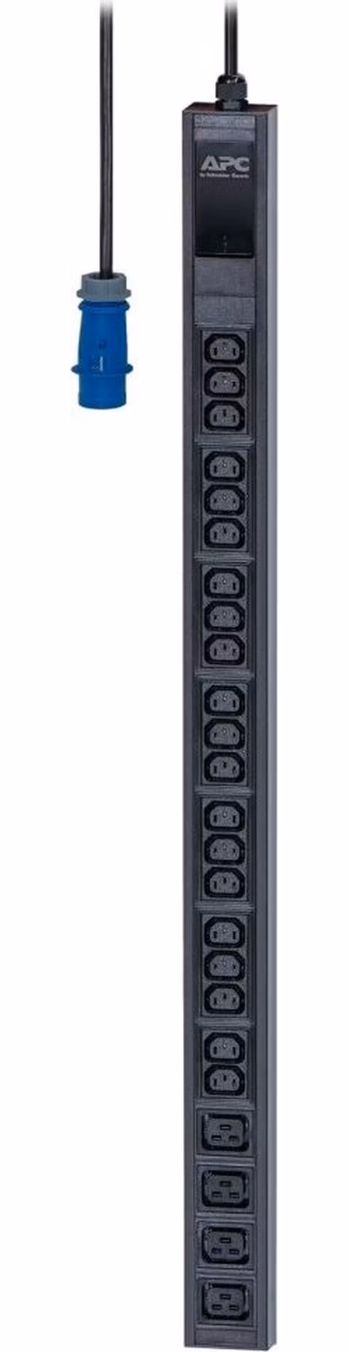 APC Jednotka Easy EPDU1116B, základní, ZeroU, 16A, 230V, (20)C13 &amp; (4)C19, IEC 309 16A 2P+E (3m)