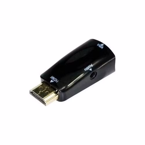 GEMBIRD redukce HDMI na VGA + Audio, M/F, černá