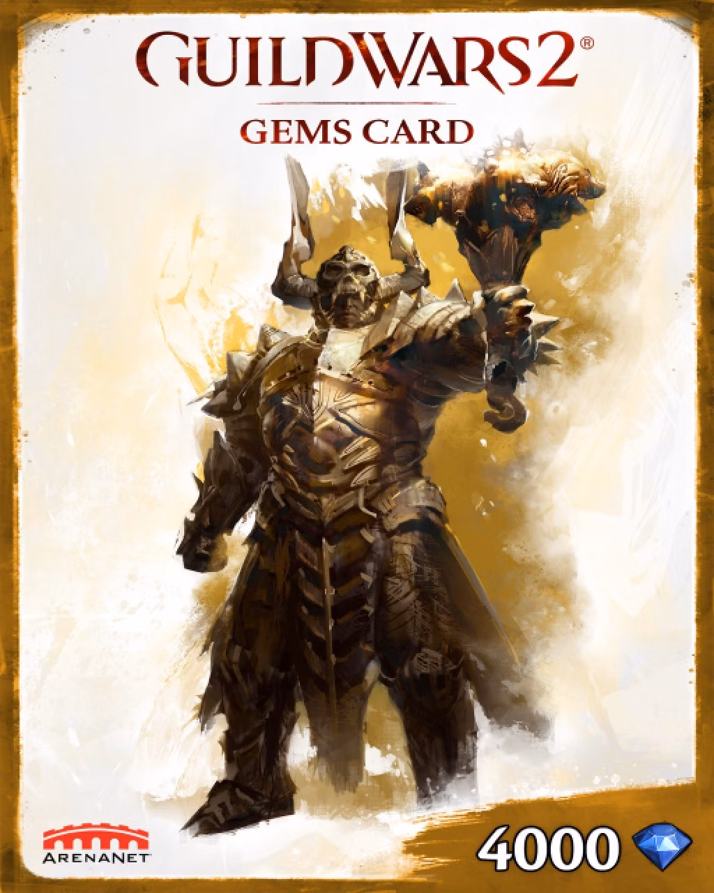 ESD Guild Wars 2 4000 Gem Card