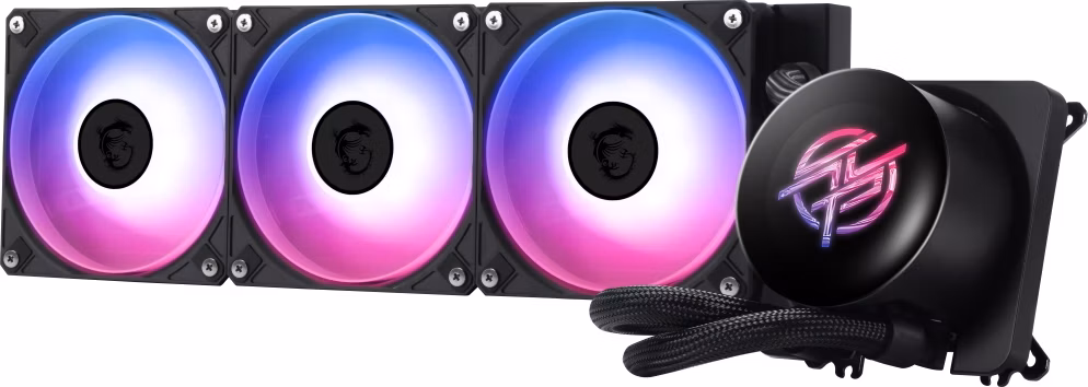 MSI vodní chladič CPU MPG CORELIQUID P13 360/ 3x 120mm ARGB fan/ 2,1" display