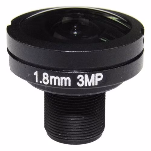 XtendLan Objektiv Rybí oko, 1,8mm, M12, úhel 185 st., formát 1/1,8", s IR přizpůsobením, 3Mpix