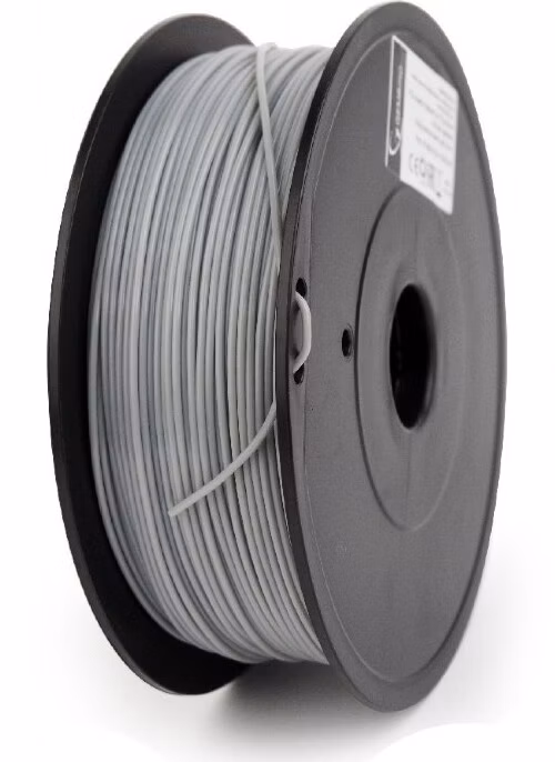 GEMBIRD Tisková struna (filament) , PLA PLUS, 1,75mm, 1kg, šedá