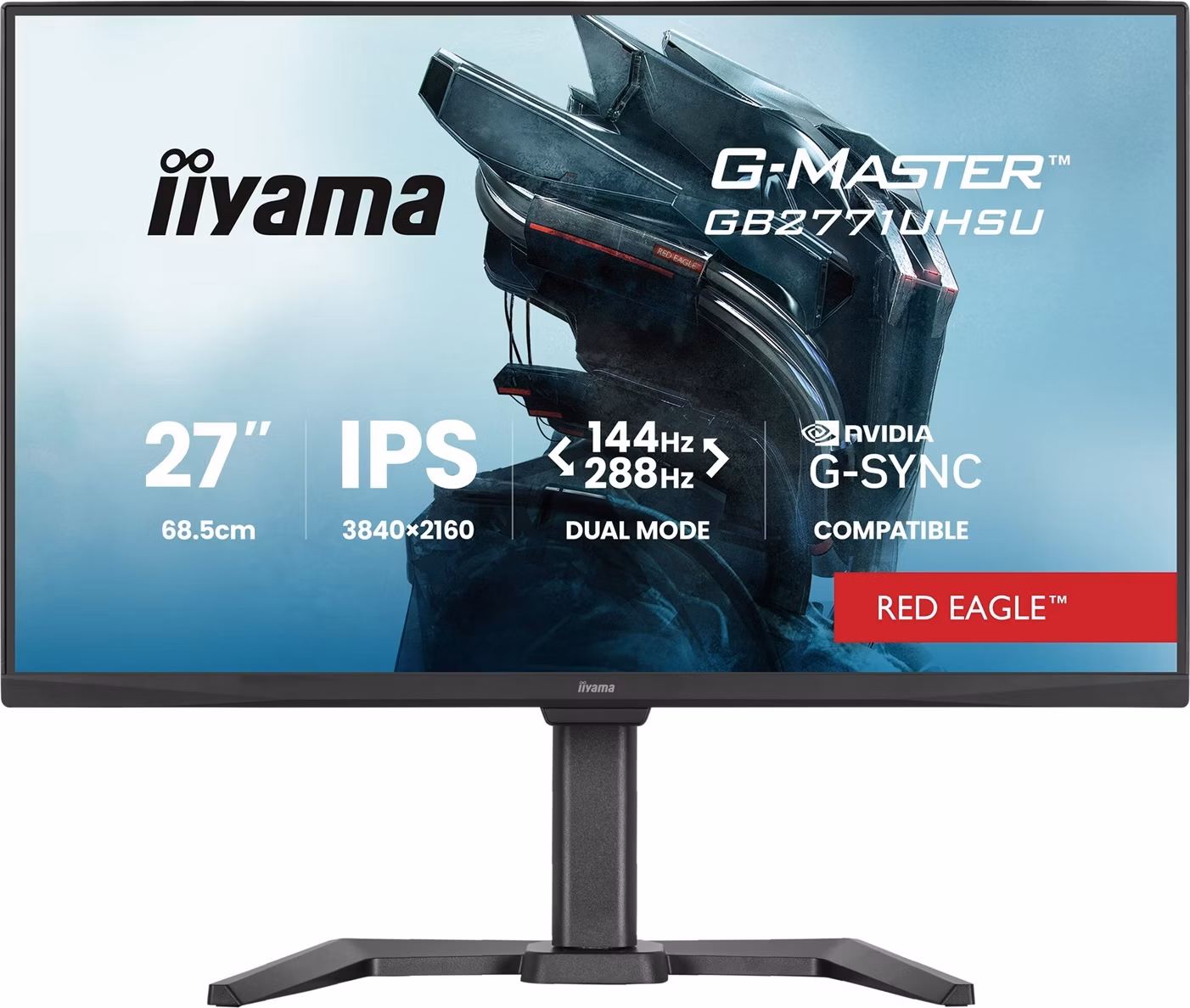 iiyama G-Master/GB2771UHSU-B1/27"/IPS/4K UHD/144Hz/0,8ms/Čierna/3R
