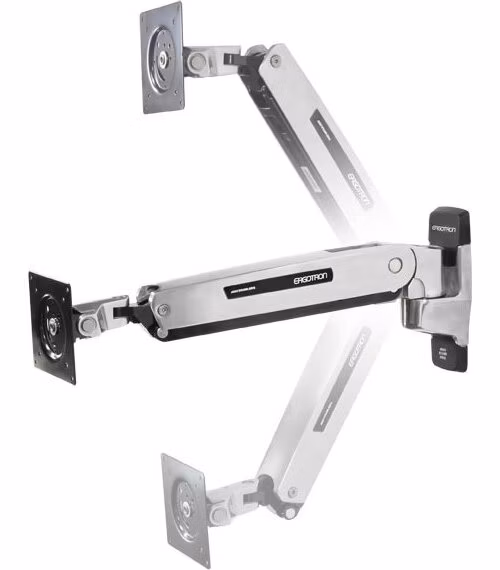 ERGOTRON Interactive Arm, LD, Polished, nástěnné rameno pro monitor až 42"