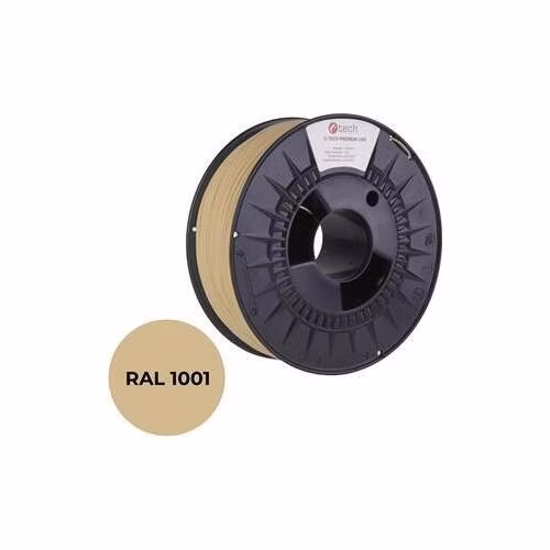 C-TECH tisková struna PREMIUM LINE ( filament ) , PETG, béžová, RAL1001, 1,75mm, 1kg