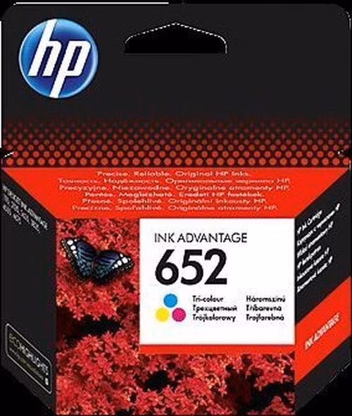HP Ink Cartridge 652/Color/200 stran