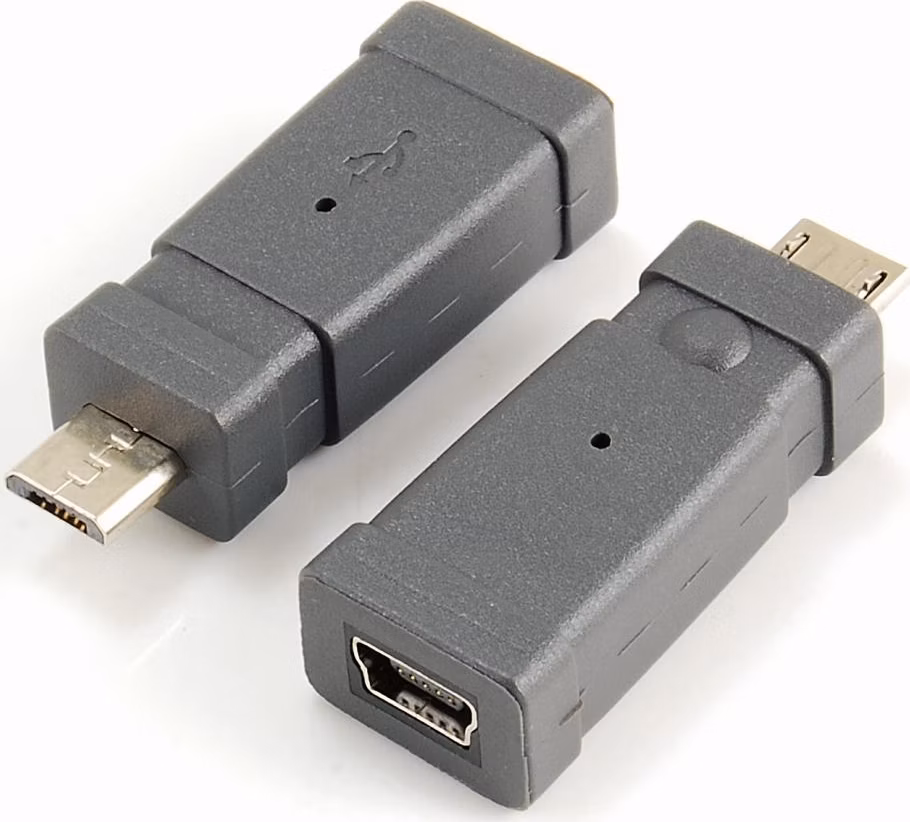 Adaptér USB PremiumCord Mini 5 PIN/samec - Micro USB/samec