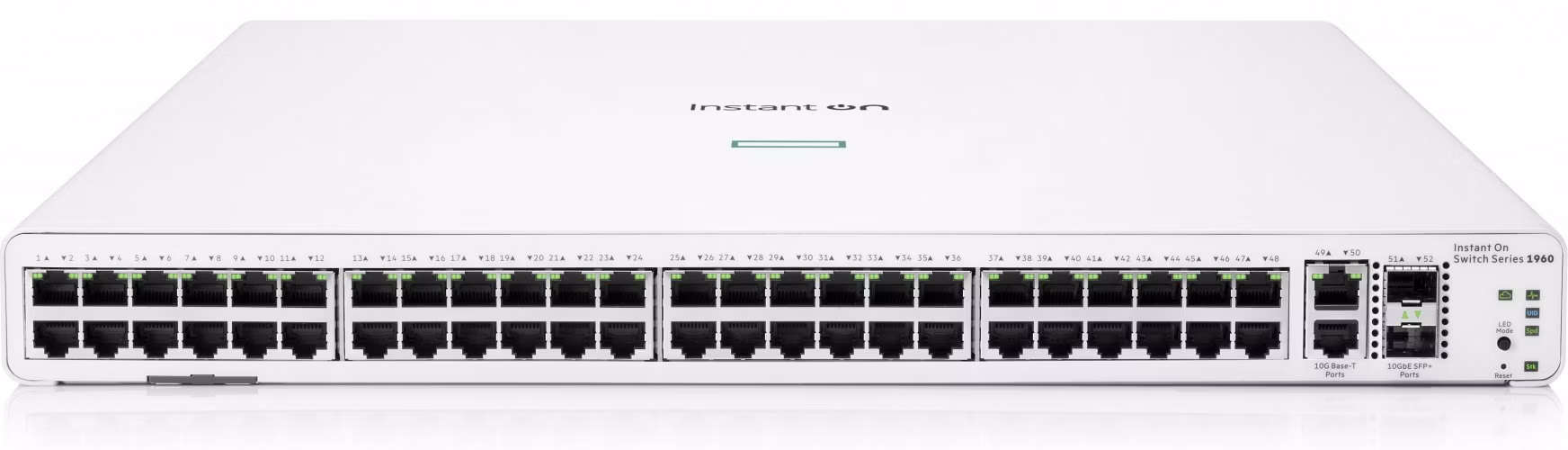 HPE Networking Instant On Switch 48p Gigabit 2p 10GBT 2p SFP+ 1960 (JL808A)