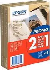 EPSON paper 10x15 - 255g/m2 - 2x40sheets - photo premium glossy (2 for 1 PROMO)