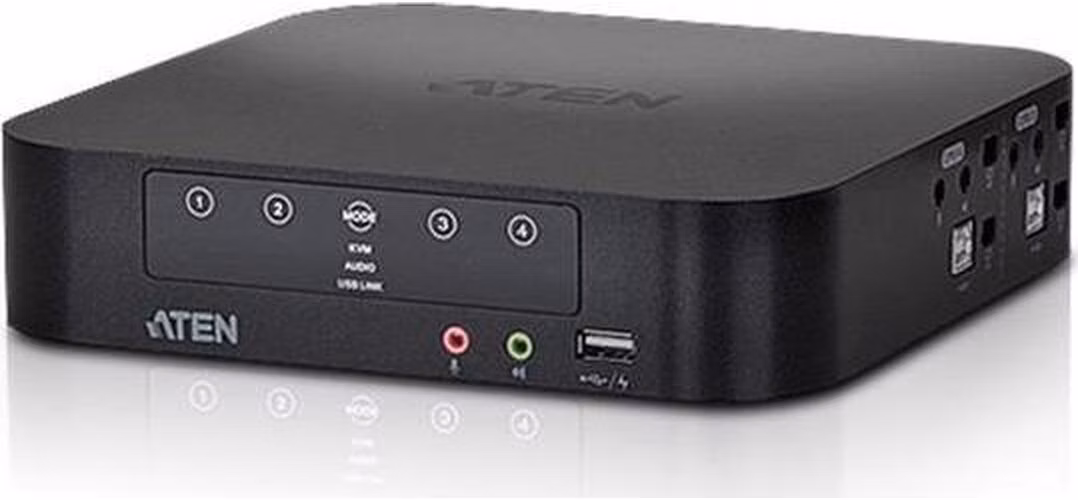 ATEN 4-Port USB 3.0 4K DisplayPort Dual Display KVMP Switch