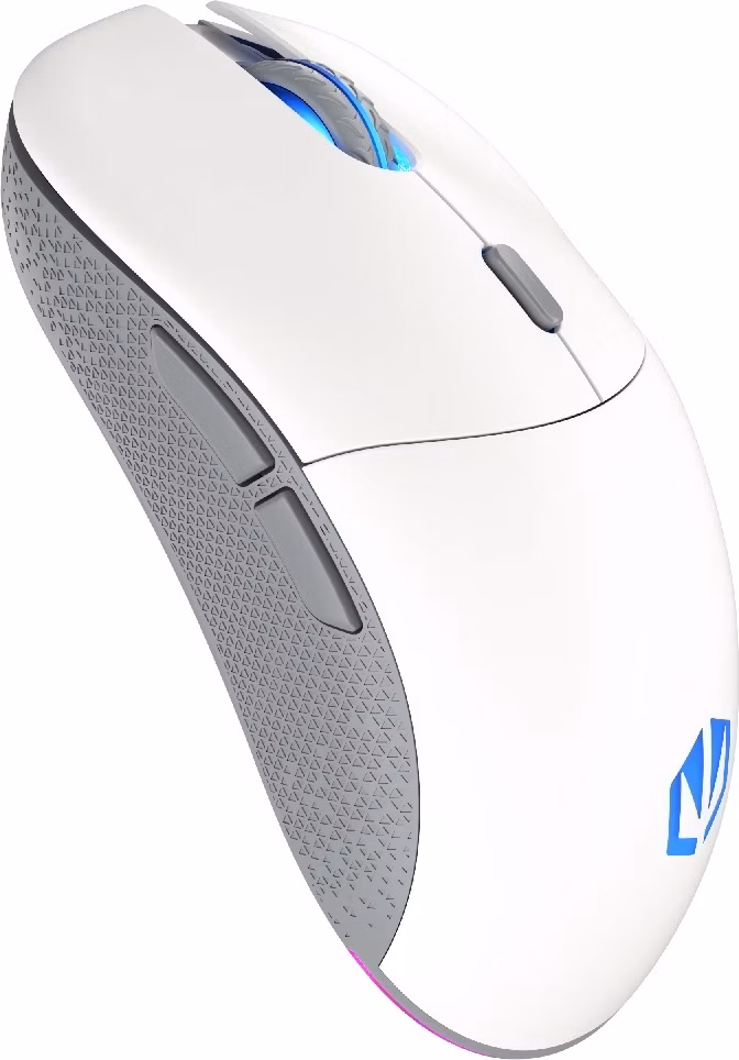 Endorfy GEM Plus/Herní/Optická/Pro praváky/26 000 DPI/Drátové/Bezdrátové/Bílá