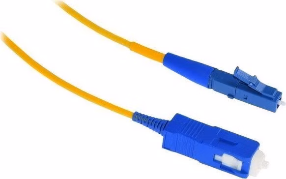 XtendLan simplexní patch kabel SM 9/125, OS2, LC(UPC)-SC(UPC), LS0H, 0,5m