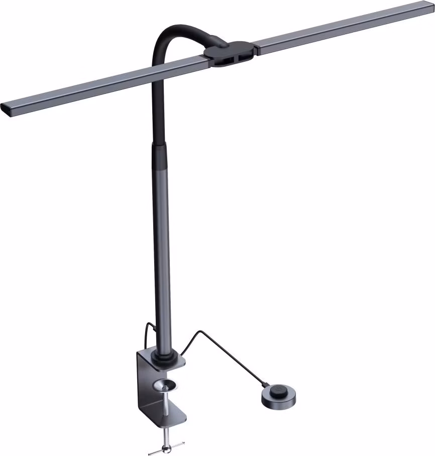 IMMAX LED Iineární lampička na monitor OFFICE/ 950lm/ CCT/ stmívatelná/ externí ovládací tlačítko/ černo-šedá