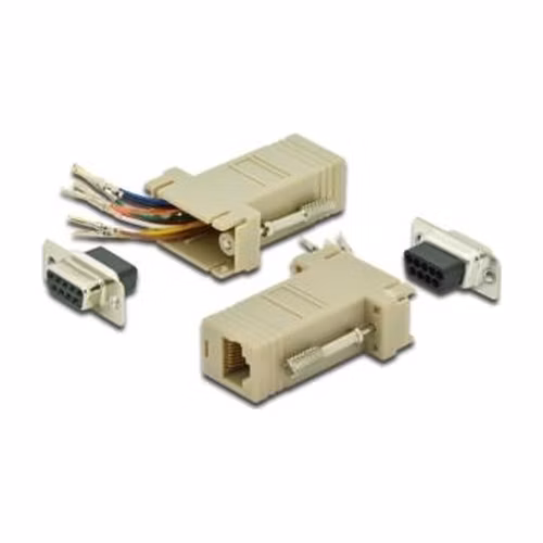 Digitus sériový adaptér, RS 232 DB9, RJ45, Modular, DB9 F, RJ45 F