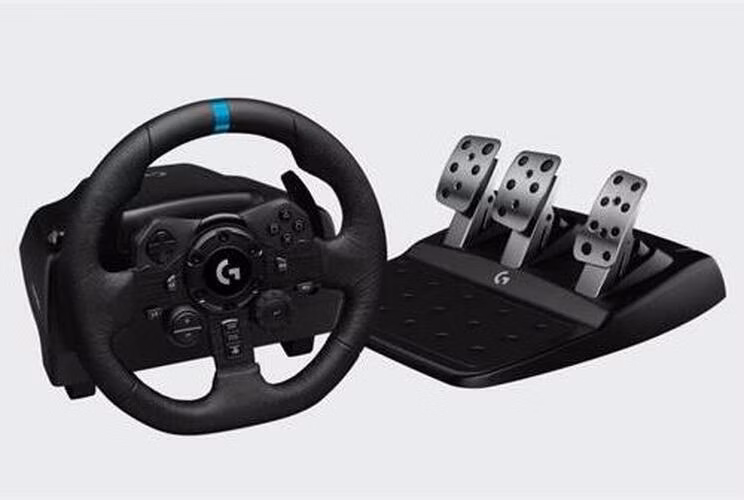 Logitech® G923 Racing wheel - BLACK - USB - PLUGC - PC ONLY