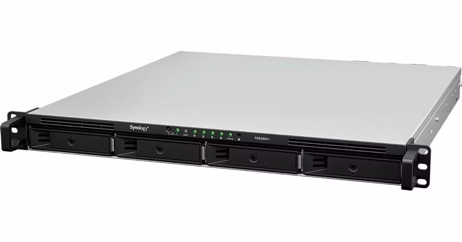 BAZAR - Synology RS826+ RackStation (4C/RyzenV1500B/2,2GHz/4GBRAM/4xSATA/2xUSB3.2/4xGbE/1xPCIe/1xUSB-C) - rozbaleno