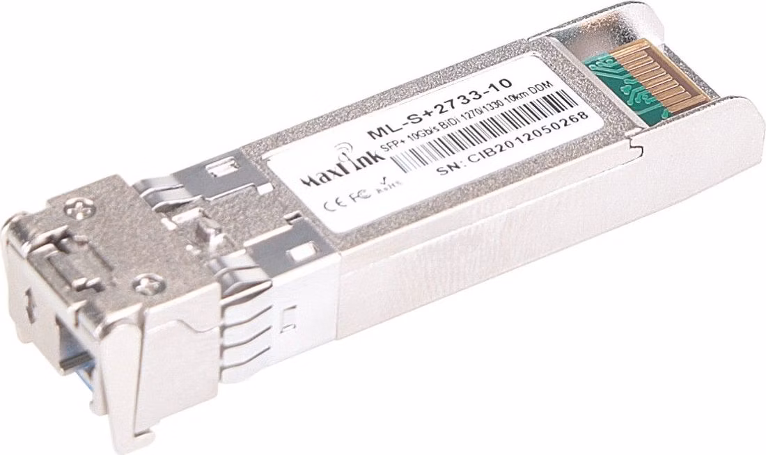 MaxLink 10G SFP+ optický modul, WDM(BiDi), SM, Tx 1270/Rx1330nm, 10km, 1x LC konektor, DDM