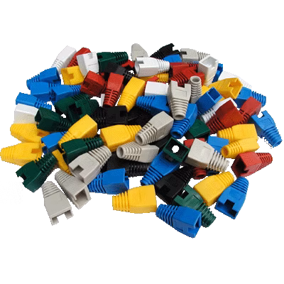 DATACOM ochrana pro plug RJ45 s výřezem zelený