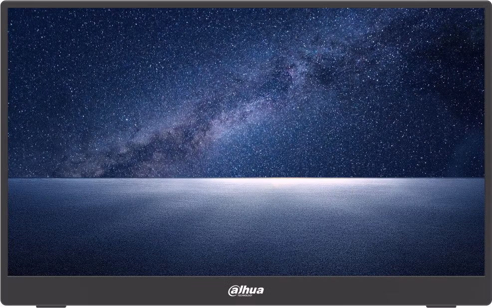 DAHUA 16" LED PM16-F201SDT/ IPS panel/ 1920x1080 (FHD)/ 1000:1/ 6ms/ 250 cd/m2/ HDMI/ 2xUSB-C/ VESA 75x75/ černý