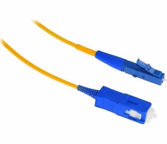 XtendLan simplexní patch kabel SM 9/125, OS2, LC(UPC)-SC(UPC), LS0H, 0,5m