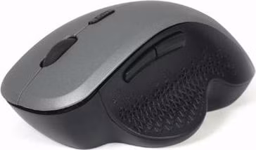 Gembird Myš MUSW-6B-02, bezdrátová, USB nano receiver, černo-stříbrná