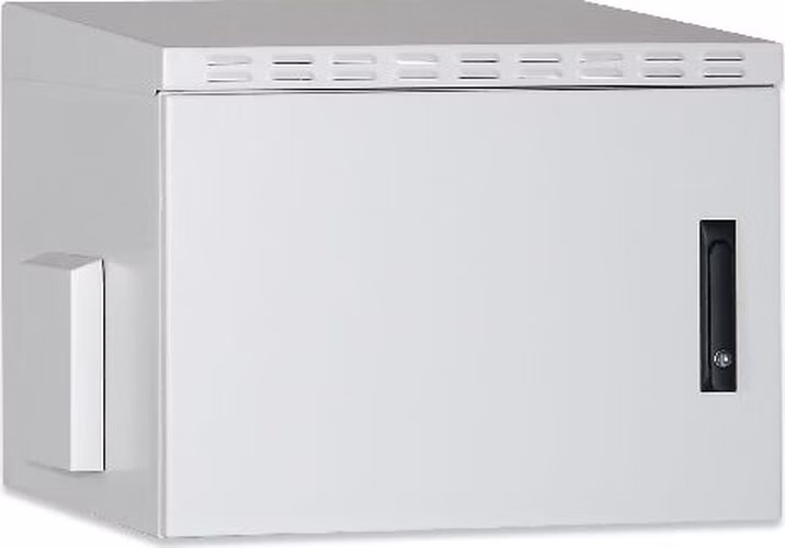 Digitus 9U nástěnná skříňka, venkovní, IP55 579x600x600 mm, barva šedá (RAL 7035)