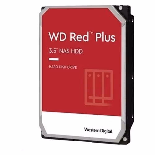 WD RED PLUS NAS WD80EFPX/8TB/3.5"/256MB cache/5640 RPM/215 MB/s/CMR
