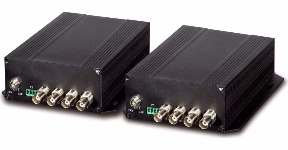 Planet VF-402-KIT opto konvertor 4x Video, 4x RS-485, FC konektor,singlemode, po jednom vlákně, cena za pár