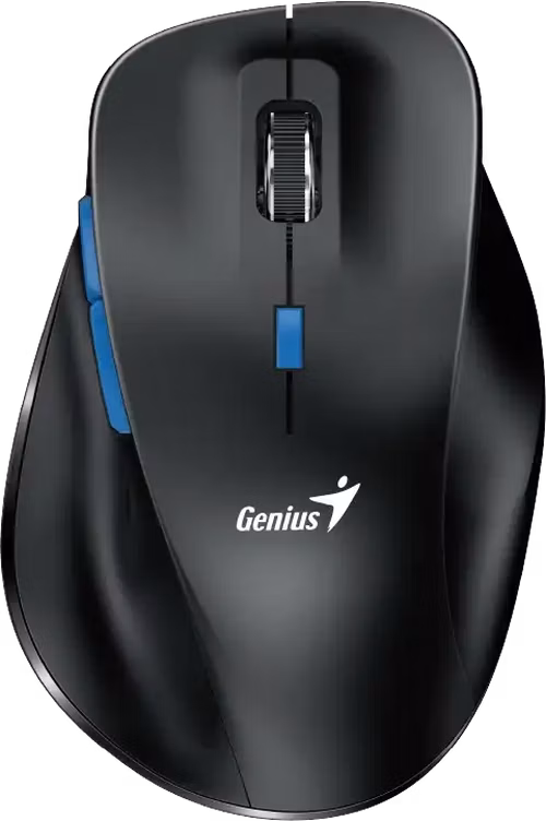 Genius Ergo 8230S BT Myš, bezdrátová, ergonomická, optická, 2,4GHz + Bluetooth, 1600DPI, 6 tlačítek, AI Copilot, černá