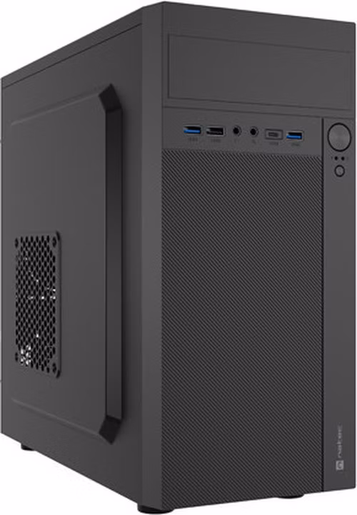 Počítačová skriňa Natec HELIX USB-C/Micro ATX/Čierna