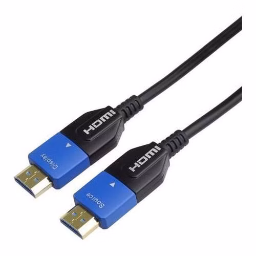 PremiumCord Ultra High Speed HDMI 2.1 optický kabel 8K@60Hz 4K@120Hz 5m zlacený