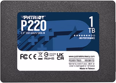 PATRIOT P220 1TB SSD / Interní / 2,5" / SATA 6Gb/s /