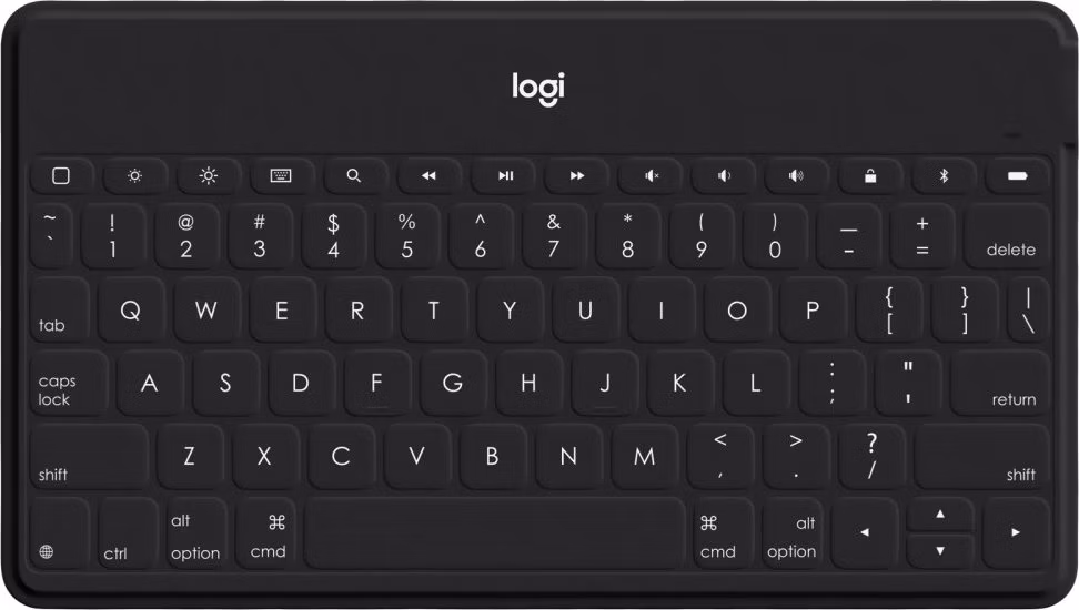 Logitech klávesnice Folio Keys-To-Go/ Bluetooth/ UK/ černá