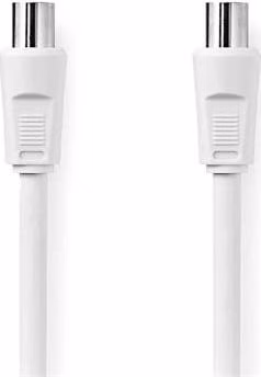 Nedis CSGL40000WT30- Koaxiální Kabel 90 dB | IEC (Koax) Zástrčka - IEC (Koax) Zásuvka | 3 m | Bílá