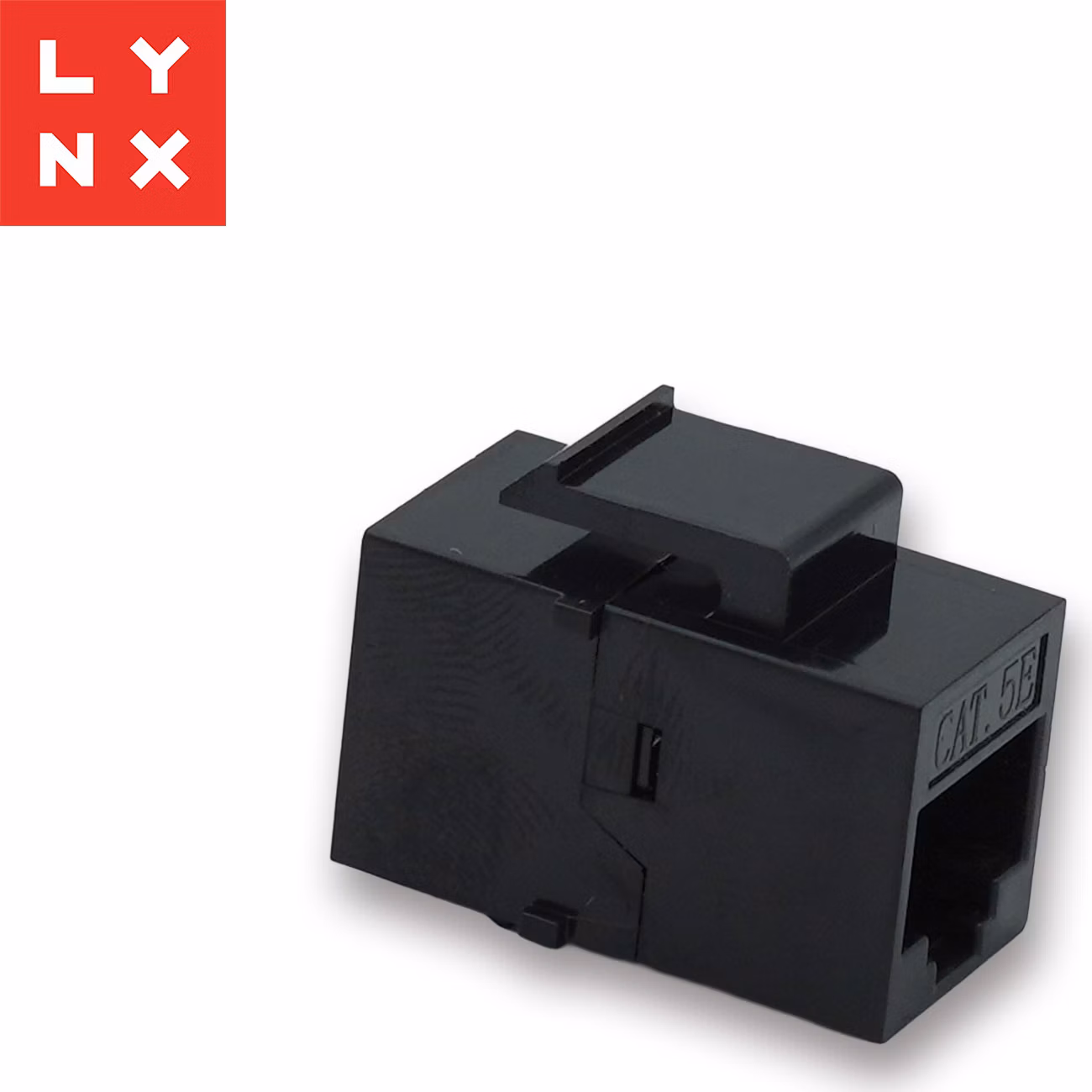 LYNX keystone spojka UTP Cat5e, 8P8C, černá