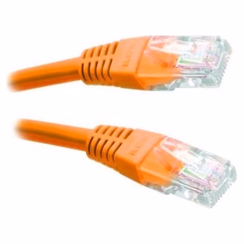 XtendLan Patch kabel Cat5e UTP 0,5m - oranžový