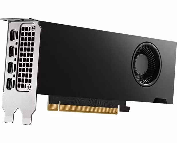PNY NVIDIA RTX 4000 SFF Ada Generation / 20GB GDDR6 / PCI-E / 4x miniDP /