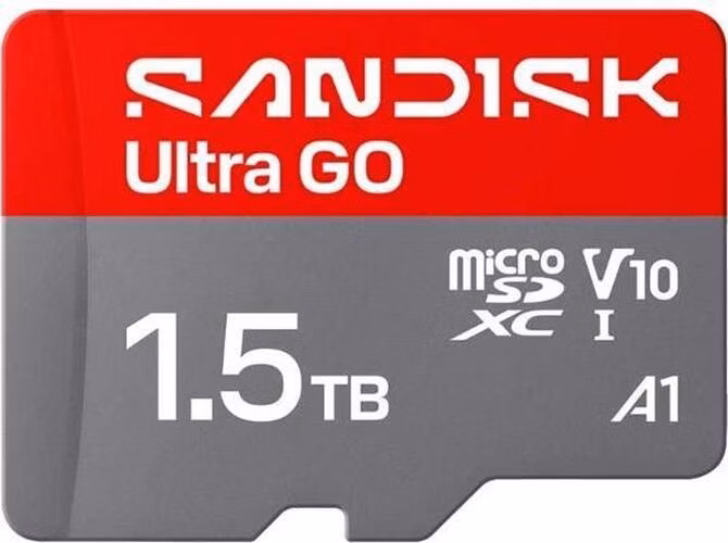 SanDisk Ultra GO microSDHC UHS-I Card 1.5TB MicroSD 190MB/s Read Full HD video