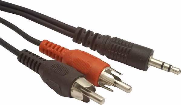 GEMBIRD Stereo audio kabel 3,5mm jack M / 2x RCA CINCH M 2,5 m