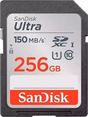 SanDisk Ultra SDXC 256GB 150MB/s Class10 UHS-I
