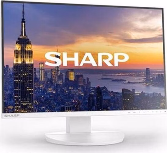 Sharp 24" EA242WW White - 1920x1200, IPS, W-LED, DP, HDMI, DP-OUT, LAN, USB-C, 150 mm height adjustable