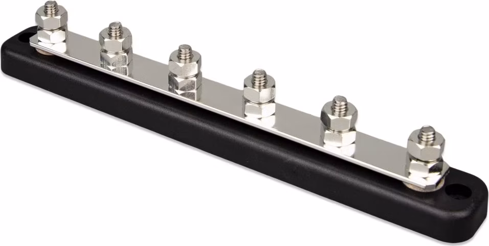 Victron DC přípojnice 150A - 6 terminálů vč. krytu