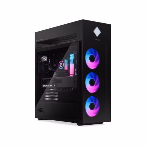 HP OMEN 45L GT22-3582nc/Ultra 9 285K/64GB/2TB SSD/GF RTX 5080 16GB/W7/1000W/WC/3y/WIN 11 Home/black