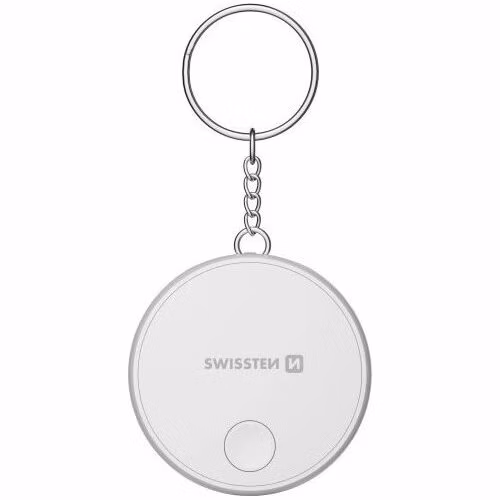 Swissten Find Tag Chytrý Lokátor s Funkcí Apple Find My Bílý