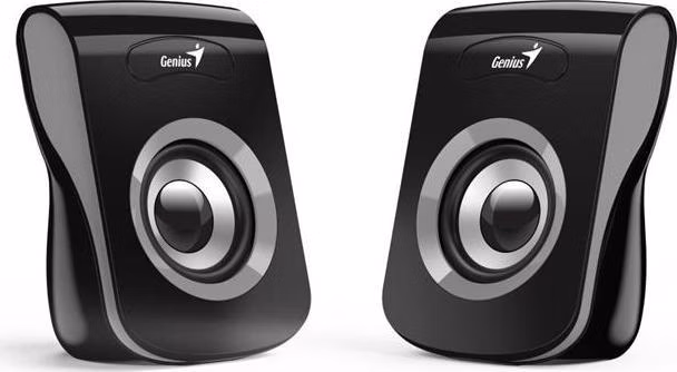 GENIUS repro SP-Q180, 2.0, 6W, USB napájení, 3,5mm jack, černo-šedé