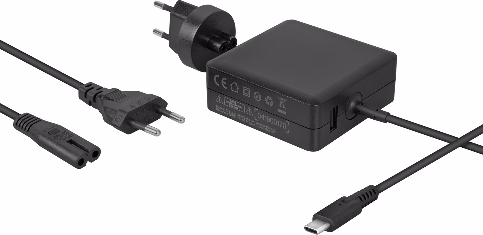 AVACOM Nabíjecí adaptér USB Type-C 65W Power Delivery + USB A