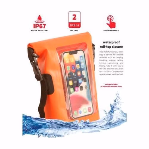 SWISSTEN VODOTĚSNÉ POUZDRO SWISSTEN WATERPROOF ORANŽOVÉ(2L)