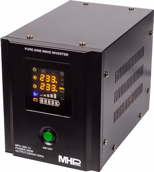 Záložný zdroj MHPower MPU300-12, UPS, 300W, čistá sínus